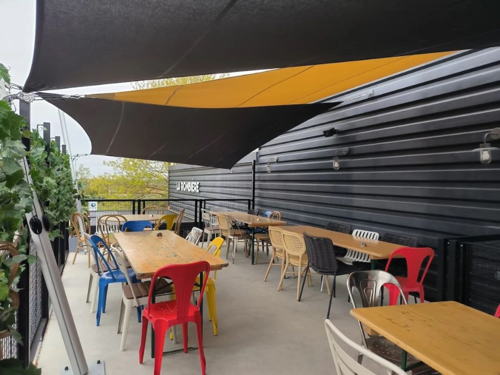 Voile d'ombrage restaurant La Rombière - Beaupréau