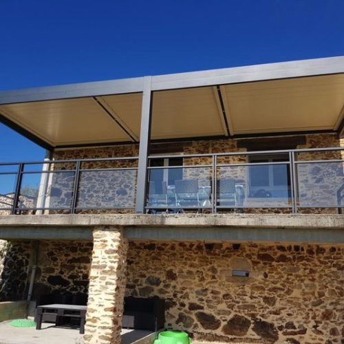 Pergola sur une terrasse